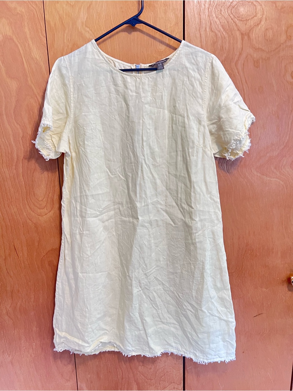 Tommy Bahama Butter Yellow Large Linen Dress